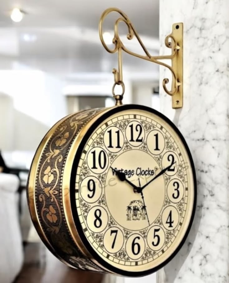 modern wall clock living room decor
