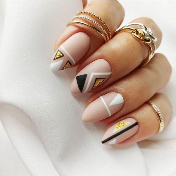 colorful nail designs 2026 abstract nail art