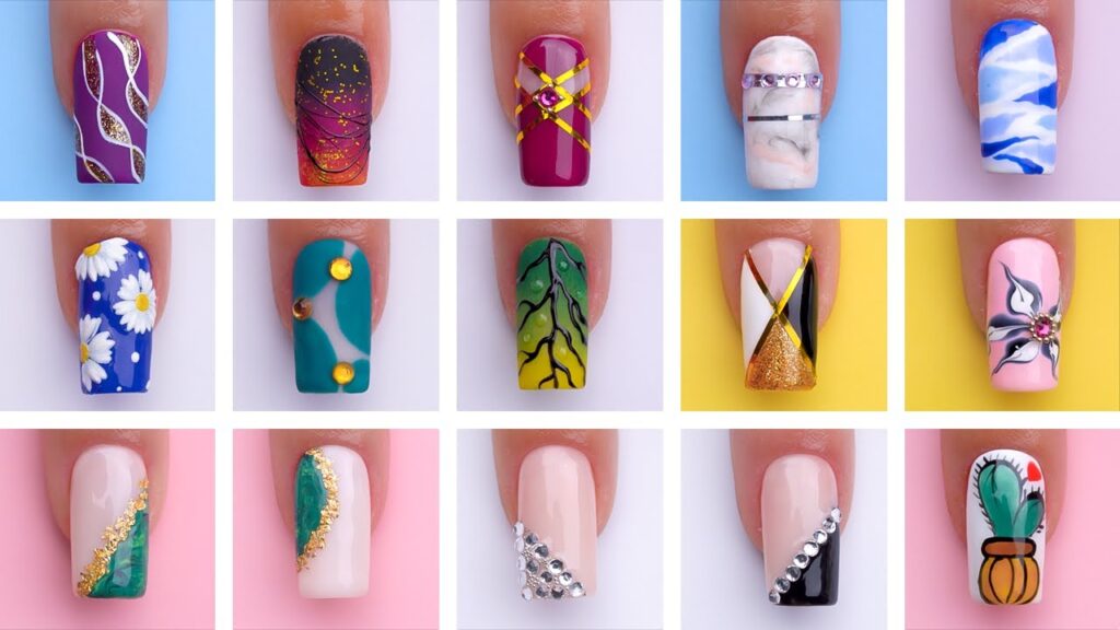 colorful nail designs 2026 DIY nail tutorial