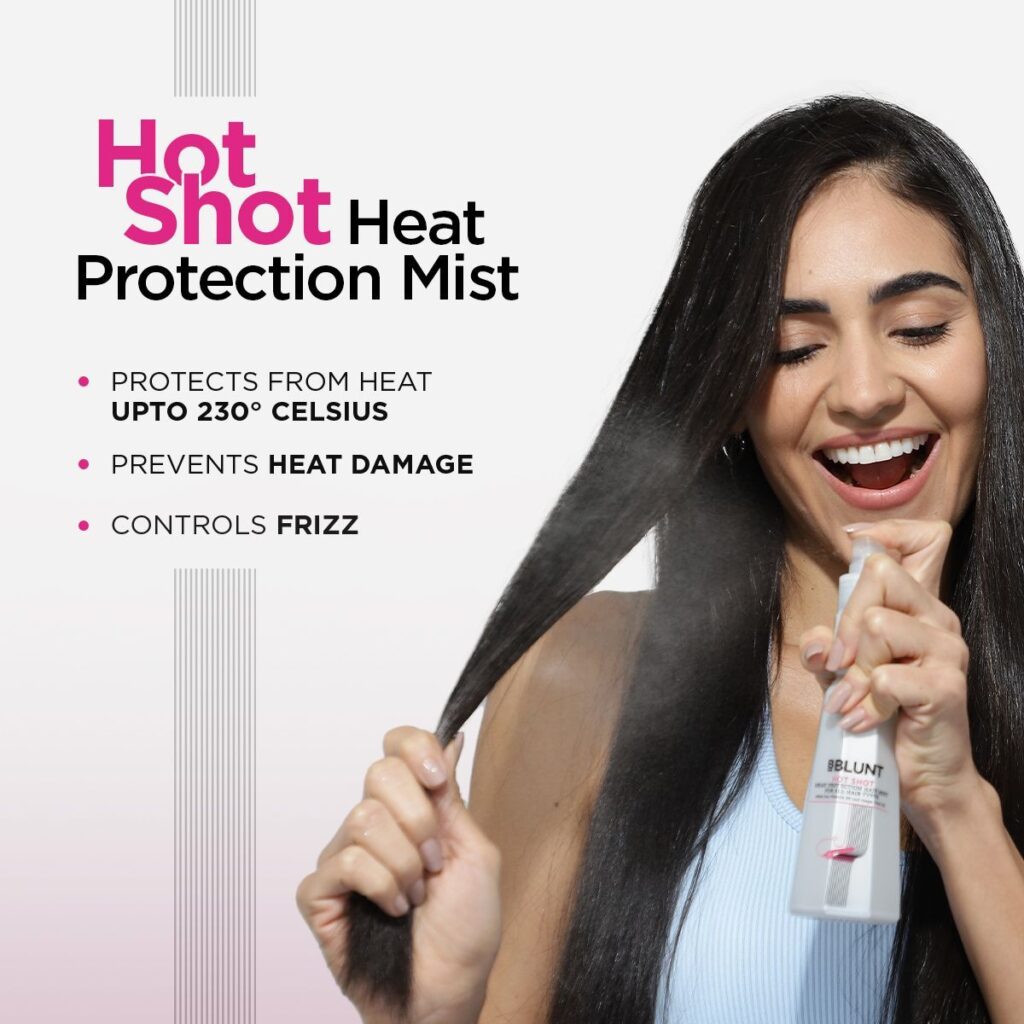 heat protection spray for hair styling