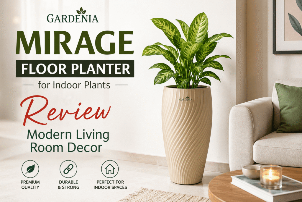 Gardenia Mirage Floor Planter for Indoor Plants