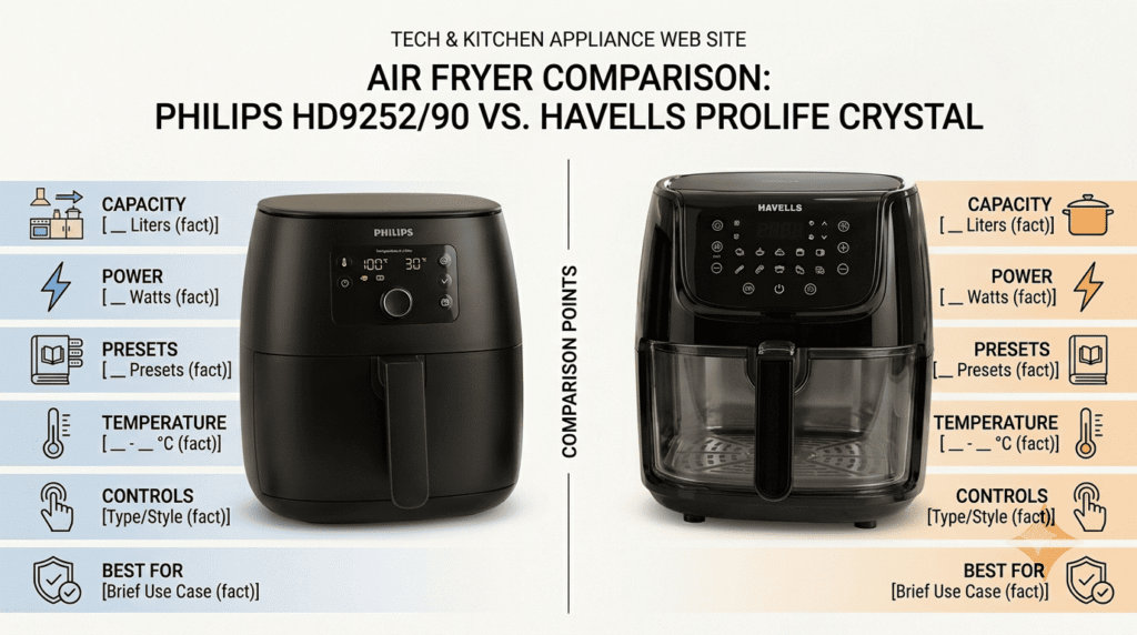 Philips Air Fryer vs Havells Air Fryer